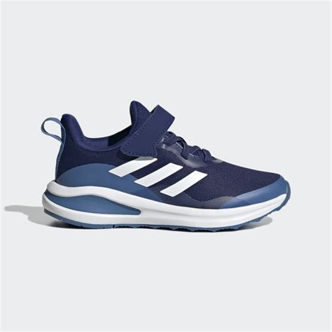 adidas FortaRun Elastic Lace Top Strap Running Shoes - Blue | adidas US