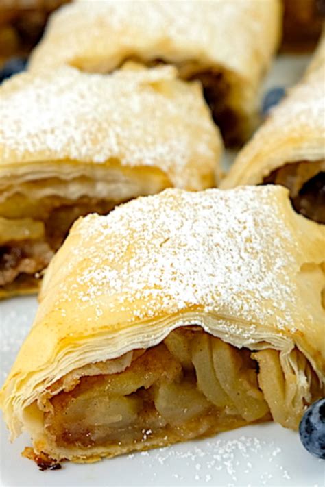 Apple Strudel with Phyllo Dough | Strudel recipes, Phyllo dough, Apple ...