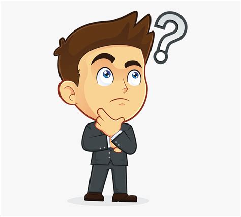 Man Wondering Cartoon , Free Transparent Clipart - ClipartKey