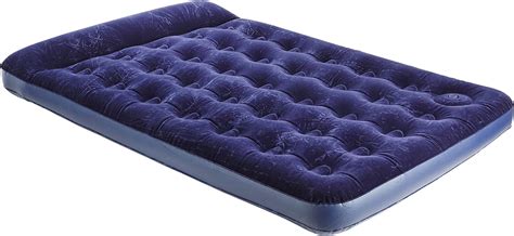 Bestway Double Blow / Pump Up Inflatable Air Bed Mattress Camp Airbed With Built In Foot Pump ...