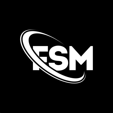 FSM logo. FSM letter. FSM letter logo design. Initials FSM logo linked with circle and uppercase ...