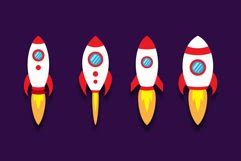 Space Rocket Design Collection Set (2778333)