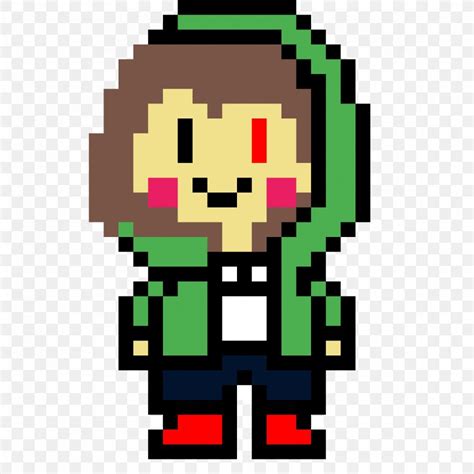 Pixel Art Undertale Chara - FrankBelanger Blog