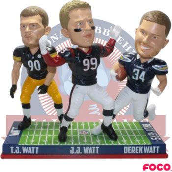 Watt Brothers NFL Edition Triple Bobblehead Unveiled