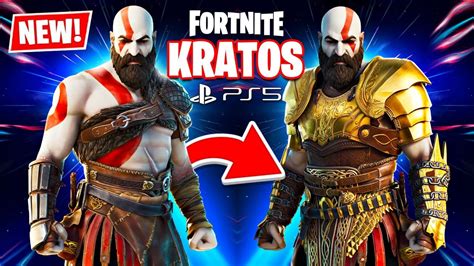 New PS5 *KRATOS* Skin in Fortnite! (Season 5) - YouTube