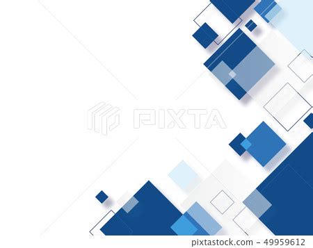 Abstract background blue rectangle - Stock Illustration [49959612] - PIXTA