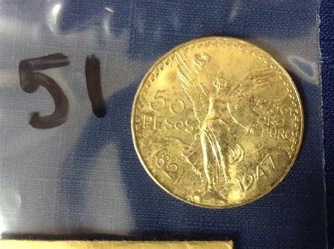 1821-1947 50 Pesos Gold Coin : Lot 51