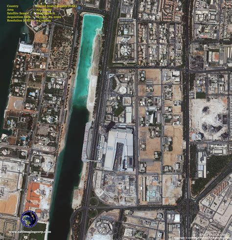 Map of Middle East Abu Dhabi, UAE | Satellite Imaging Corp