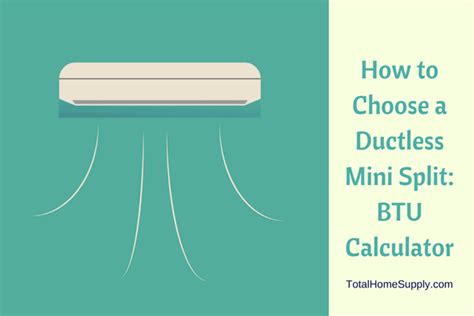 Ductless Mini Split Sizing Guide: Heat Load & BTU Calculator