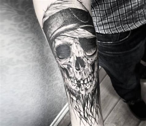 Pirate Skull tattoo by Fredao Oliveira | Post 14487