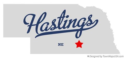 Map Of Hastings Nebraska - Lydie Romonda