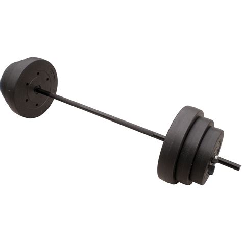 CAP Barbell 100 Pound Vinyl Weight Set Lifting Barbell Squating Curling ...