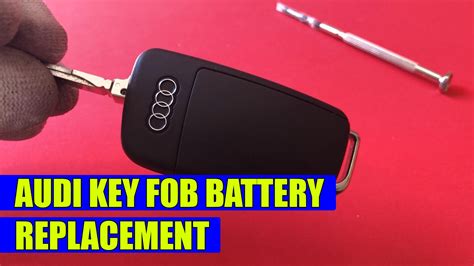 How to replace the battery on Audi key fob A3, A4, A5, A6, A7, A8, Q5