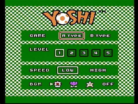 Screenshot of Yoshi (NES, 1991) - MobyGames