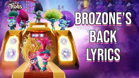 BroZone’s Back Lyrics (From "Trolls: Band Together") Trolls Cast - YouTube Music