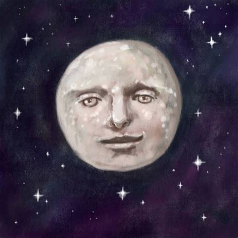 1,613 Vintage Moon Face Illustrations & Clip Art - iStock | Vintage ...