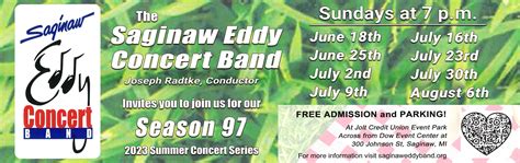 Saginaw Eddy Band: Season 97 - Dow Event Center