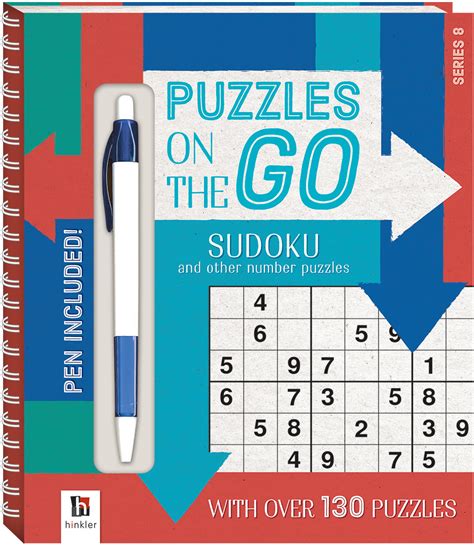 Puzzles on the Go: Sudoku and Other Number Puzzles Series 8 - Puzzle Books - Books - Adult - Hinkler