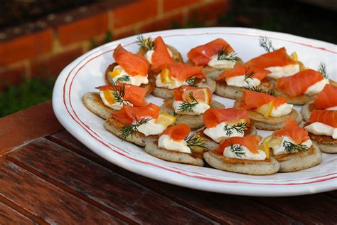 Dill, Lemon & Buckwheat Blinis with Smoked Salmon & Cream Fraiche – The ...