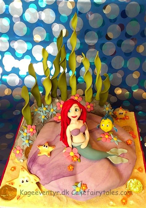 Ariel And Flounder Cake - CakeCentral.com