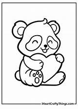 Cute Panda Coloring Page sketch template