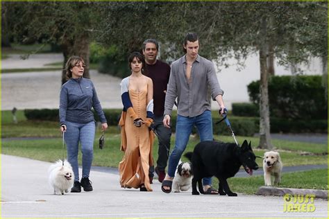 Shawn Mendes Joins Camila Cabello & Her Parents for a Walk in Florida ...