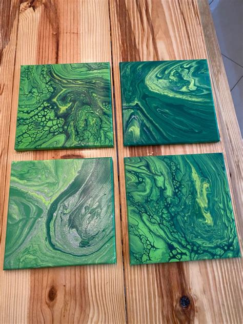 Amazing green | Acrylic painting canvas, Art painting acrylic, Painting