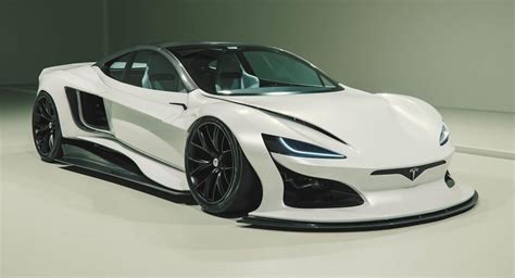 The Tesla Precept Is An Unofficial Concept That Illustrates The Roadster With More Attitude ...