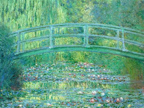 The Japanese Bridge, Claude Monet - Fractality