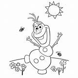 Olaf Coloring Pages To Print sketch template