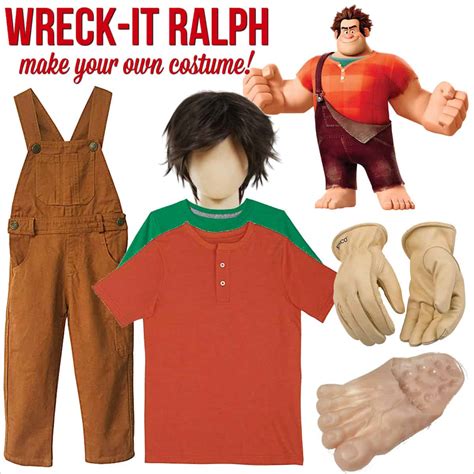 How to Make a DIY Wreck-It Ralph Costume for Halloween