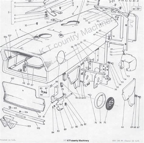 Massey Ferguson 135 Tractor Parts Diagram | Reviewmotors.co