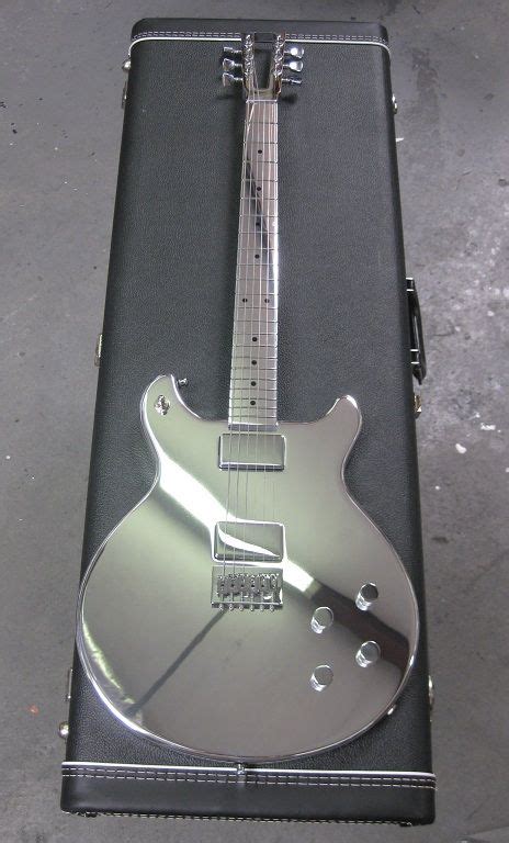 Chrome guitars? YES PLEASE. | Guitar, Music guitar, Guitar design