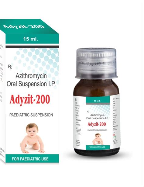 200mg Azithromycin Oral Suspension, Packaging Size: 15 ml at Rs 43/box in Solan