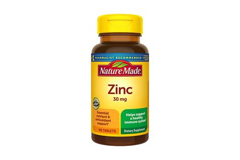 The 7 Best Zinc Supplements of 2024, According to Dietitians