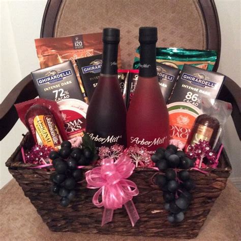 Wine, Cheese And Chocolate Gift Basket | Chocolate gifts basket, Raffle baskets, Raffle basket