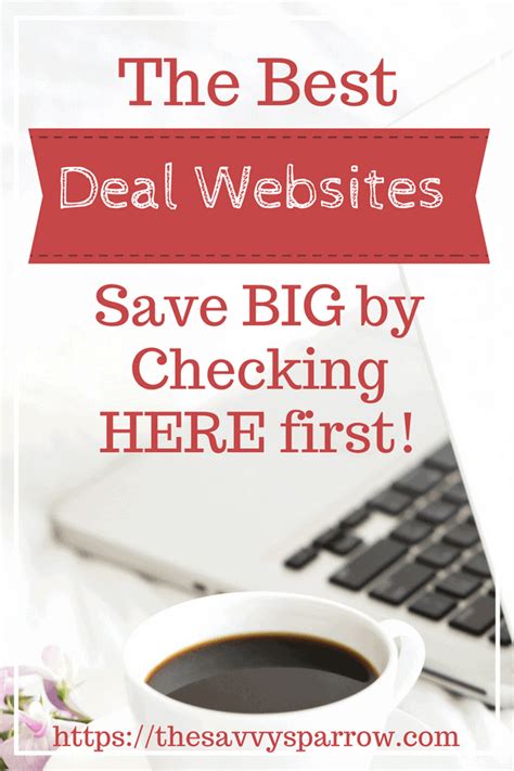 Best Deal Websites - The Savvy Sparrow