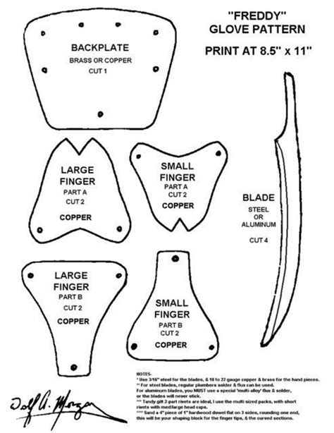 How to make a freddy krueger glove - B+C Guides