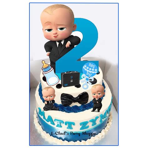 Boss Baby Cake Topper Set | Shopee Philippines