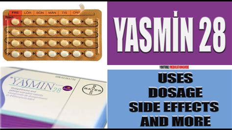 YASMİN 28| Uses, Dosage, Side Effects and more... #health #sideeffects - YouTube