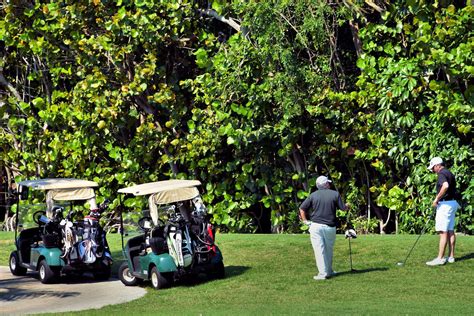 Players on Tee at Crandon Golf Course in Key Biscayne, Florida - Encircle Photos