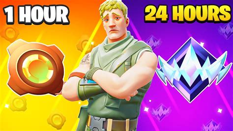 Fortnite NOOB Plays RANKED for 24 HOURS! - YouTube