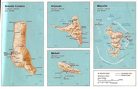 Comoros Map