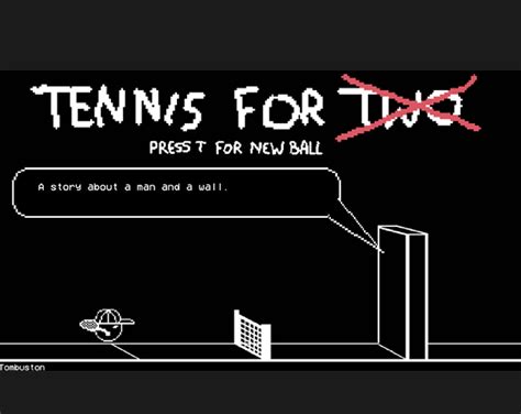 Tennis For Two? by TomBuston