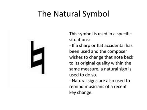 Natural Sign Symbol at Andrea Wilson blog