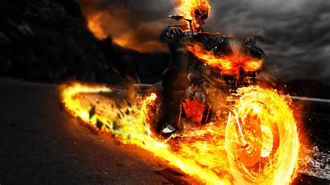 2560x1440 Ghost Rider On Bike Artwork 1440P Resolution ,HD 4k ...