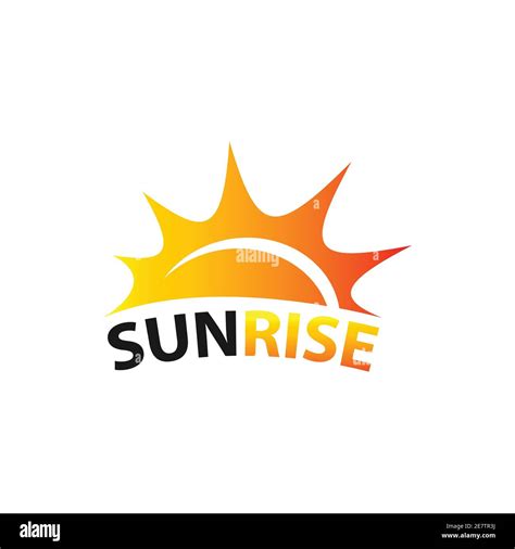 Sunrise logo symbol template design. Sun logo illustration design ...