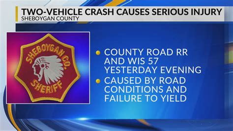 Two-vehicle crash on State Highway 57 in Sheboygan County causes ...