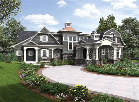 Premium Shingle Style House Plan - 23599JD | Architectural Designs ...