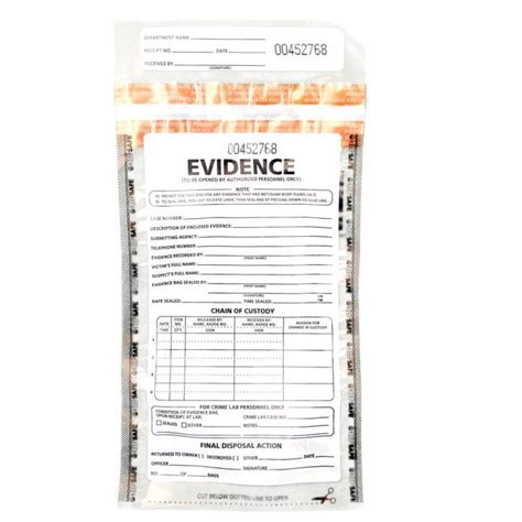 Plastic Evidence Bags - Crime Scene Forensic Supply Store